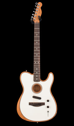 Used Fender Acoustasonic Player Telecaster (2022) - Arctic White #10762 with Gig Bag