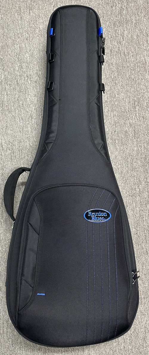Used Grez Guitars Custom Mendocino Short Scale Bass - Satin Black #1805 with Original Gig Bag