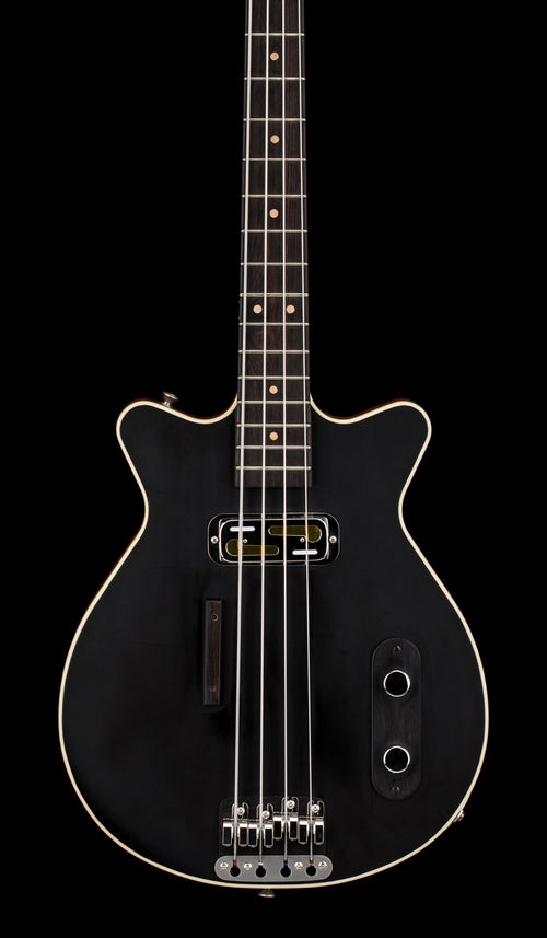 Used Grez Guitars Custom Mendocino Short Scale Bass - Satin Black #1805 with Original Gig Bag