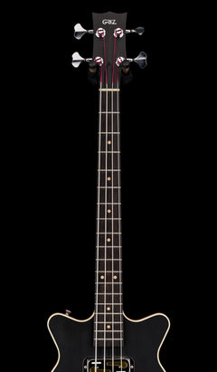 Used Grez Guitars Custom Mendocino Short Scale Bass - Satin Black #1805 with Original Gig Bag
