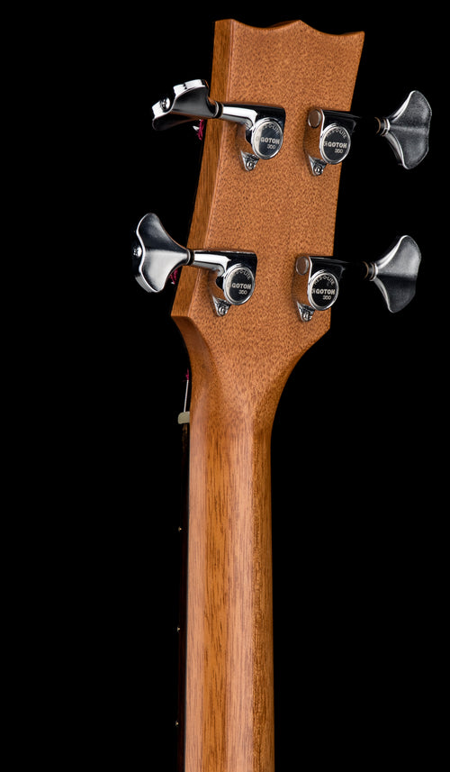 Used Grez Guitars Custom Mendocino Short Scale Bass - Satin Black #1805 with Original Gig Bag