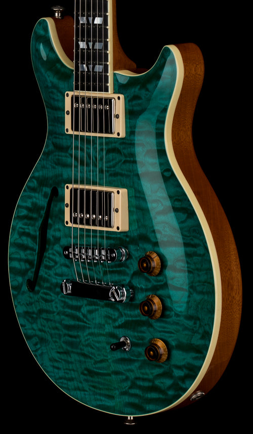 Used Hamer Custom Shop Artist Custom (2004) - Transparent Teal #53727 with Original Hard Case