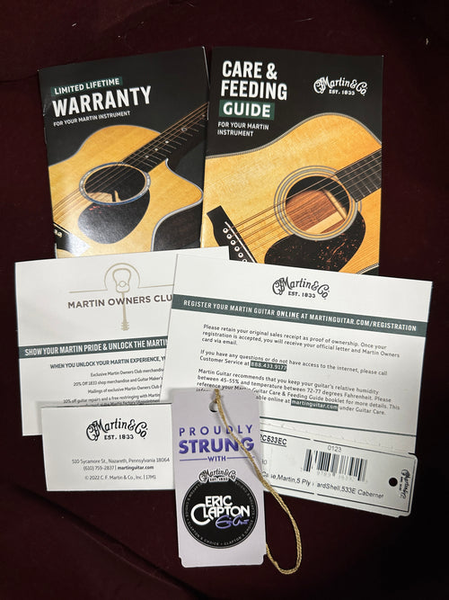 Used Martin 000-28EC Eric Clapton Signature (2022) - Natural #97874 with Original Hard Case