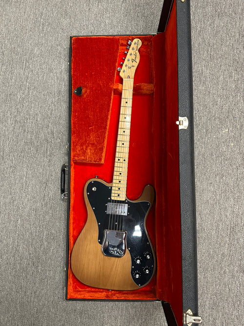Vintage Fender 1973 Telecaster Custom - Mocha #514738 with Original Hard Case