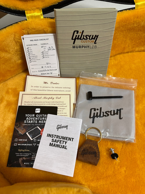 Used Gibson Custom Shop 1963 Dove Murphy Lab Light Aged - Dark Natural #95018 with Original Hard Case