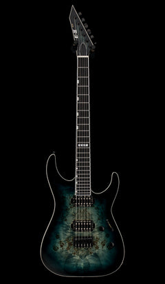 ESP E-II M-II HT - Mercury Blue Burst #ES6775243 (Factory Demonstration Model)