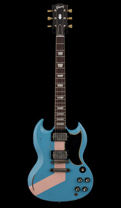 Gibson Custom Shop M2M 1961 SG Standard Striped Murphy Lab Heavy Aged - Maui Blue #00781