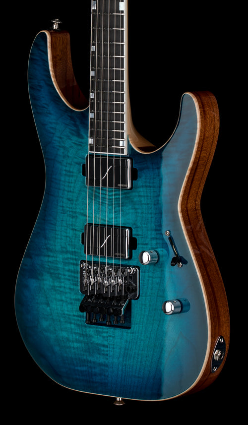 ESP M-II FR USA - Aqua Marine Sunburst #25215