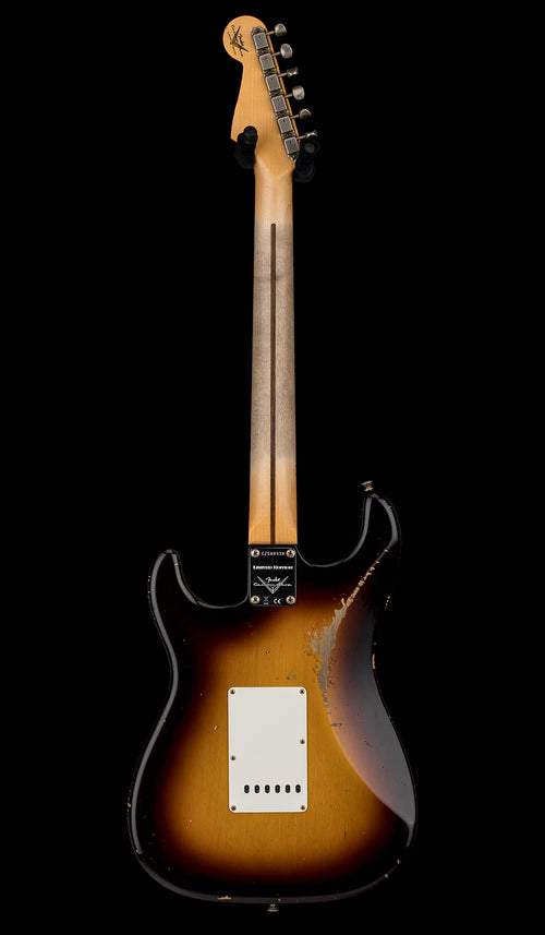 Fender Custom Shop Limited Edition Fat 50s Strat Relic - Wide Fade Chocolate 2-Color Sunburst #80938