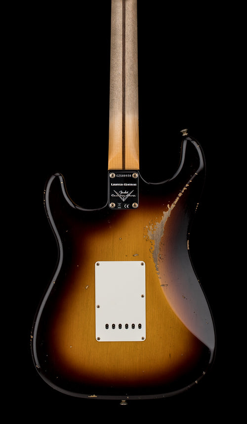 Fender Custom Shop Limited Edition Fat 50s Strat Relic - Wide Fade Chocolate 2-Color Sunburst #80938