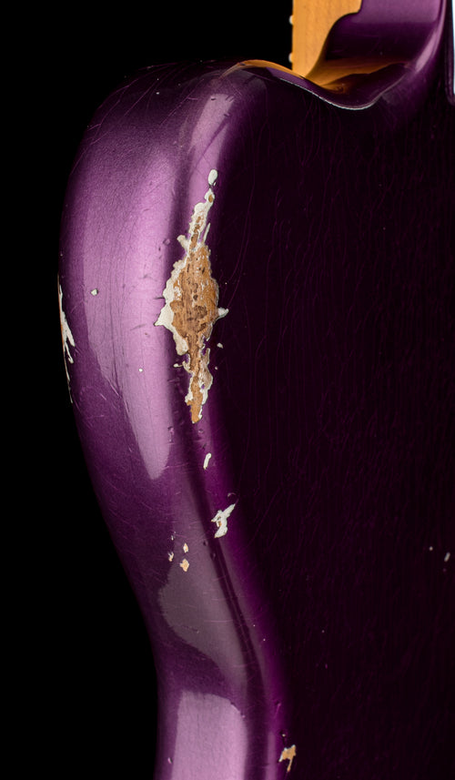 Fender Custom Shop 1965 Jaguar Heavy Relic - Faded Purple Metallic #48759