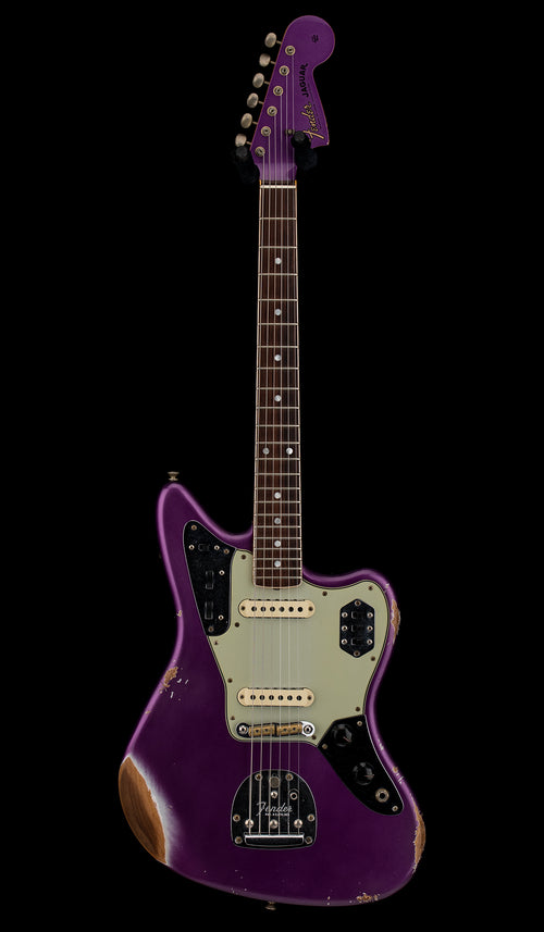Fender Custom Shop 1965 Jaguar Heavy Relic - Faded Purple Metallic #48759