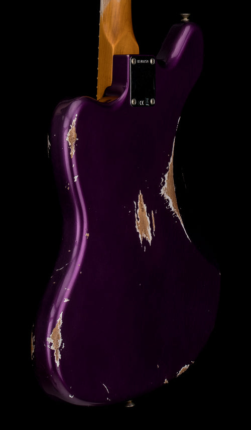 Fender Custom Shop 1965 Jaguar Heavy Relic - Faded Purple Metallic #48759