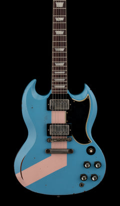 Gibson Custom Shop M2M 1961 SG Standard Striped Murphy Lab Heavy Aged - Maui Blue #00781