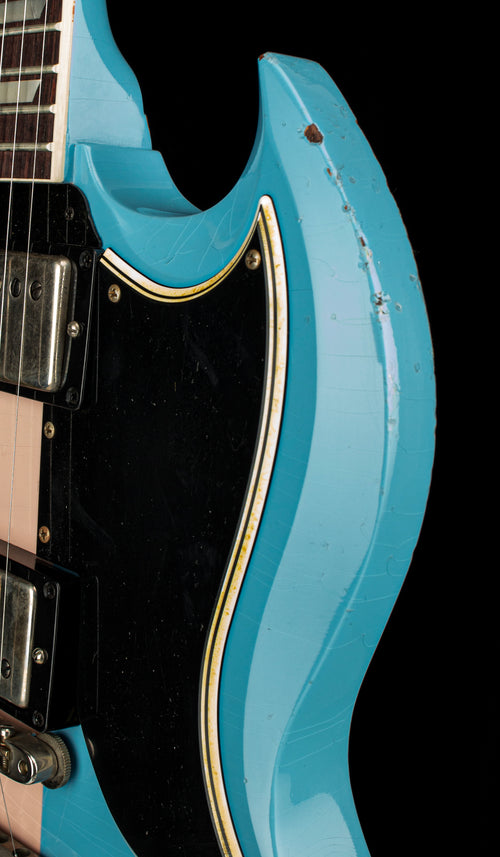 Gibson Custom Shop M2M 1961 SG Standard Striped Murphy Lab Heavy Aged - Maui Blue #00781