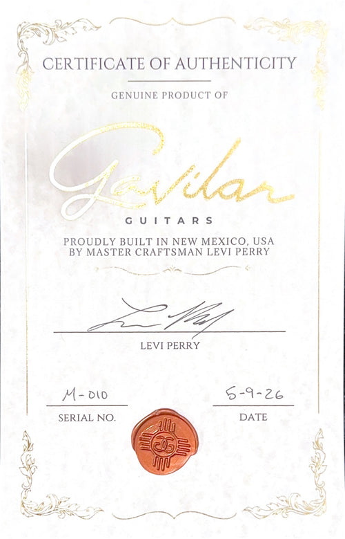 Gavilan Guitars Miramonte Light Relic - Graffiti Burst #M-010