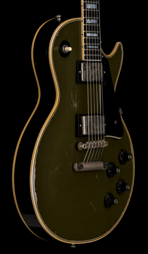 Gibson Custom Shop Limited Edition 1968 Les Paul Custom Reissue Murphy Lab Heavy Aged - Olive Drab Top #06158
