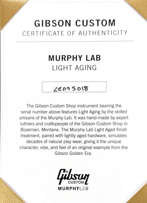 Used Gibson Custom Shop 1963 Dove Murphy Lab Light Aged - Dark Natural #95018 with Original Hard Case