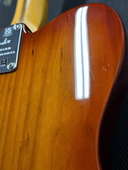 Used American Professional II Telecaster (2023) - Sienna Sunburst #09491 with Original Hard Case