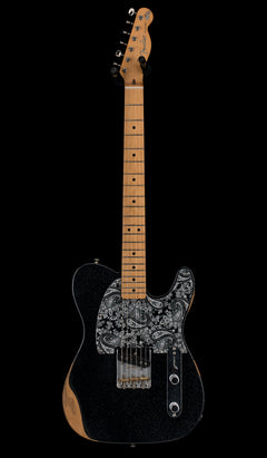 Used Fender Brad Paisley Esquire (2020) - Black Sparkle #63128 with Gig Bag