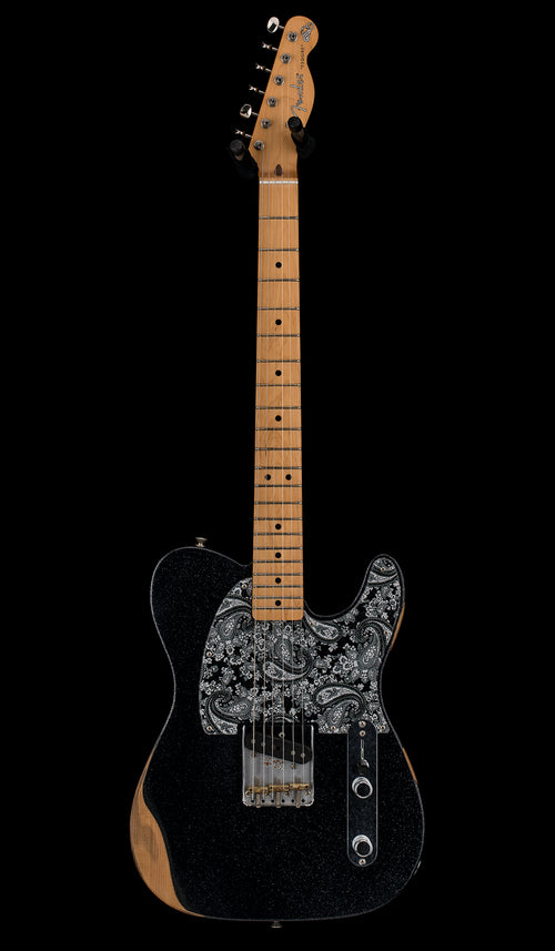 Used Fender Brad Paisley Esquire (2020) - Black Sparkle #63128 with Gig Bag