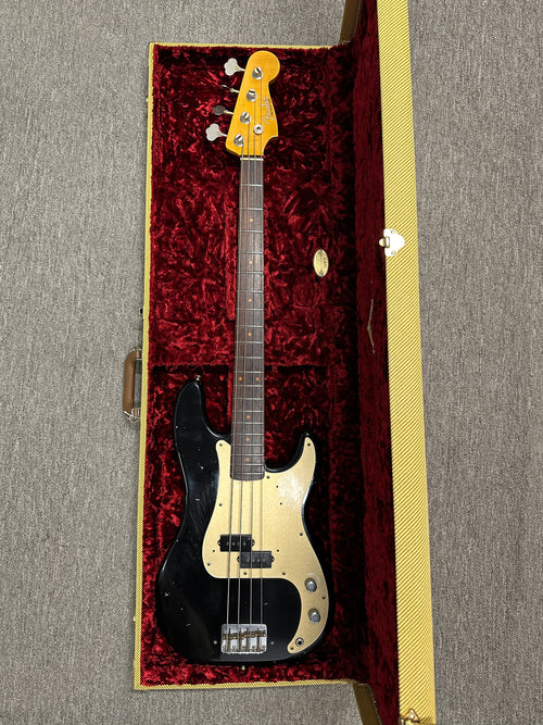 Used Fender Custom Shop LTD 1959 Precision Bass Journeyman Relic (2018) - Aged Black #37285 with Original Hard Case