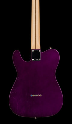 Used Fender Custom Shop Wildwood 1955 Thinline Tele (2021) - Candy Apple Purple #13383 with Original Hard Case