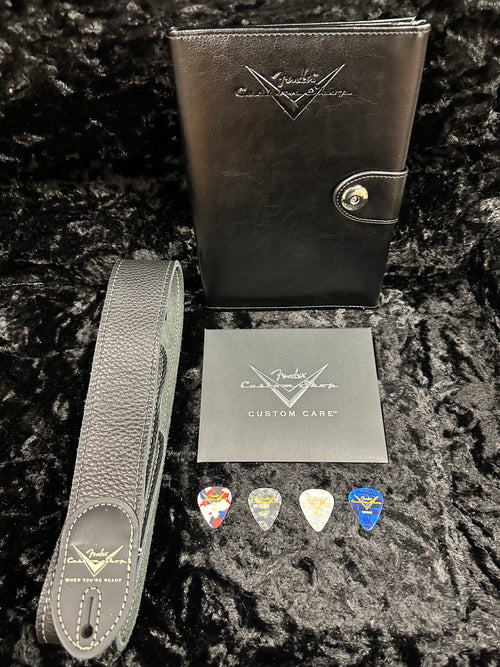 Used Fender Custom Shop Wildwood 1955 Thinline Tele (2021) - Candy Apple Purple #13383 with Original Hard Case