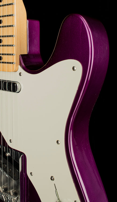 Used Fender Custom Shop Wildwood 1955 Thinline Tele (2021) - Candy Apple Purple #13383 with Original Hard Case