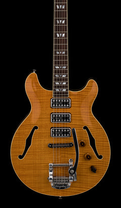 Used Hamer Custom Shop Newport (2005) - Amber #54375 with Original Hard Case
