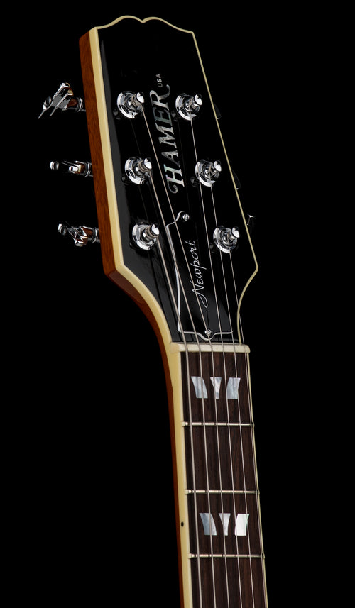 Used Hamer Custom Shop Newport (2005) - Amber #54375 with Original Hard Case