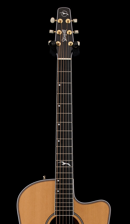 Used Seagull Artist Mosaic CW HG EQ - Natural #00045 with Gig Bag