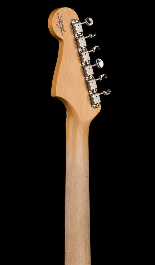 Used Fender Custom Shop Chicago Music Exchange Special '62 Jazzmaster DLX Closet Classic (2024) - Super Aged Olympic White/Sonic Blue Burst #34547 with Original Hard Case