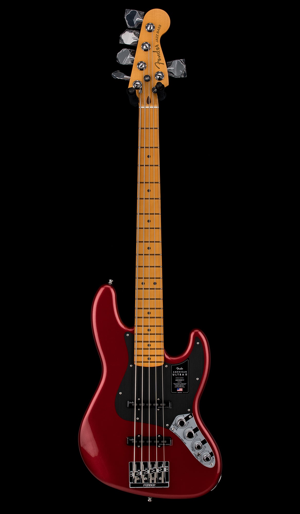 Fender American Ultra II Jazz Bass V - Sinister Red – Empire Music