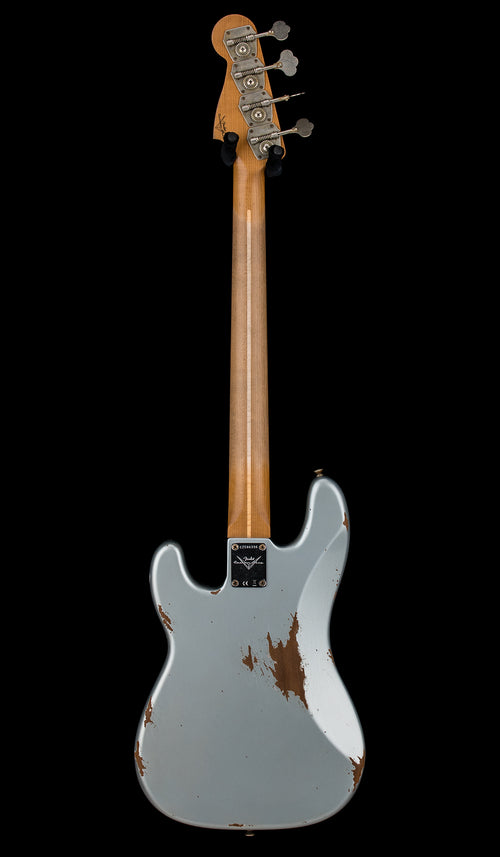 Fender Custom Shop Empire 58 Precision Bass Heavy Relic - Faded Aged Ice Blue Metallic #86336