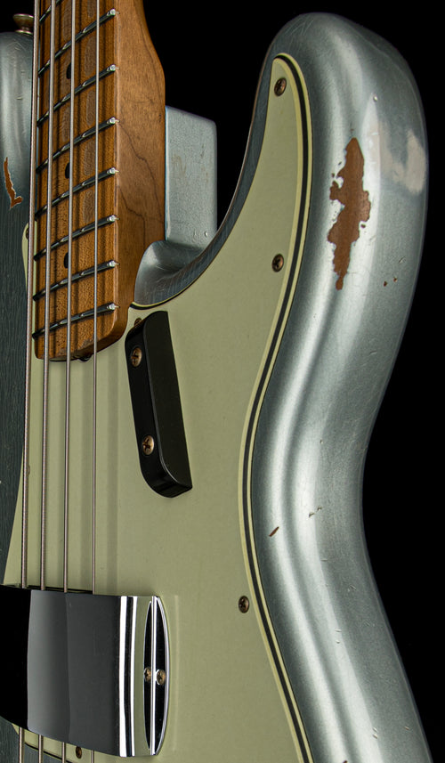 Fender Custom Shop Empire 58 Precision Bass Heavy Relic - Faded Aged Ice Blue Metallic #86336
