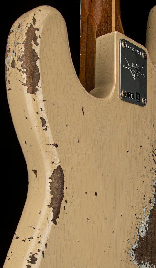 Fender Custom Shop Empire 58 Precision Bass Heavy Relic - Faded Aged Desert Sand #52229