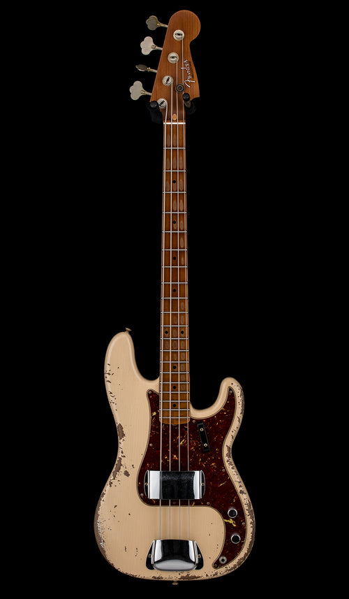 Fender Custom Shop Empire 58 Precision Bass Heavy Relic - Faded Aged Desert Sand #52229