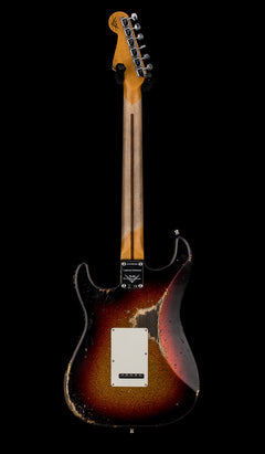 Fender Custom Shop Custom Deluxe Stratocaster Heavy Relic - 3-Tone Sunburst Sparkle #90181