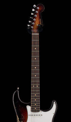 Fender Custom Shop Custom Deluxe Stratocaster Heavy Relic - 3-Tone Sunburst Sparkle #90181
