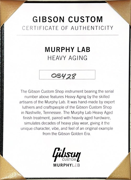 Gibson Custom Shop 1960 Les Paul Standard Murphy Lab Heavy Aged - Iced Tea Burst #05428