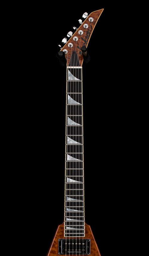 Jackson Custom Shop Korina RR 2H AAA Quilted Sapele Top - Solar Transparent #4208 (Empire Music Spec)
