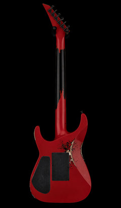 Jackson Custom Shop Korina SL2H FR Heavy Relic - Ferrari Red over Black #11582 (Empire Music Spec)