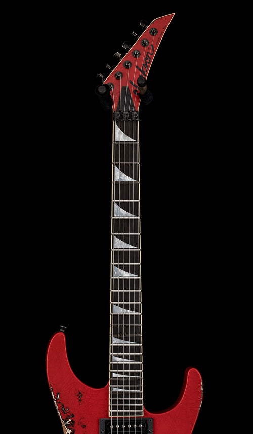 Jackson Custom Shop Korina SL2H FR Heavy Relic - Ferrari Red over Black #11582 (Empire Music Spec)