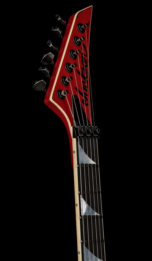Jackson Custom Shop Korina SL2H FR Heavy Relic - Ferrari Red over Black #11582 (Empire Music Spec)
