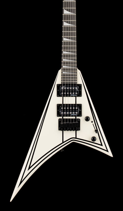Jackson JS Series RR Minion JS1XM - Snow White with Black Pin Stripes