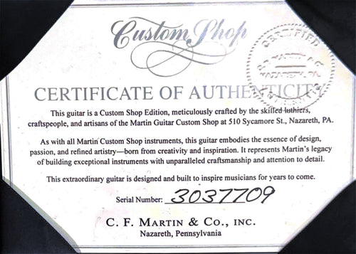 Martin Custom Shop 000-28 Style Adirondack Spruce/Guatemalan Rosewood - Cinnamon Teardrop Burst #37709 (Empire Music Spec)