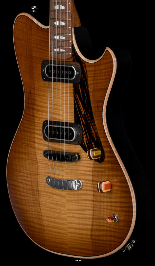 Powers Electric A-Type Select Flame Top #25 PF42 - Wild Honey Burst #B237