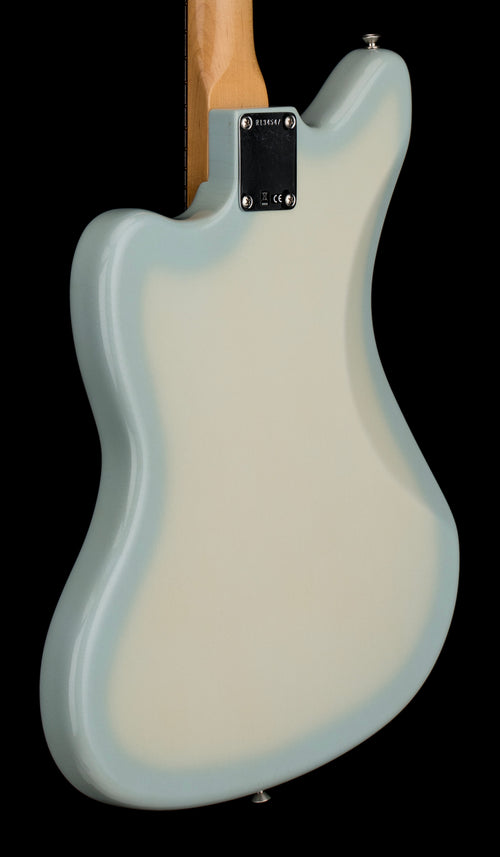 Used Fender Custom Shop Chicago Music Exchange Special '62 Jazzmaster DLX Closet Classic (2024) - Super Aged Olympic White/Sonic Blue Burst #34547 with Original Hard Case