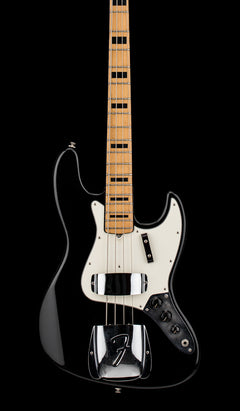 Vintage Fender 1973 Jazz Bass - Black #96090 with Hard Case